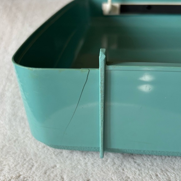 VINTAGE SMITH-CORONA CORSAIR DELUXE PORTABLE TYPEWRITER - Picture 8 of 14